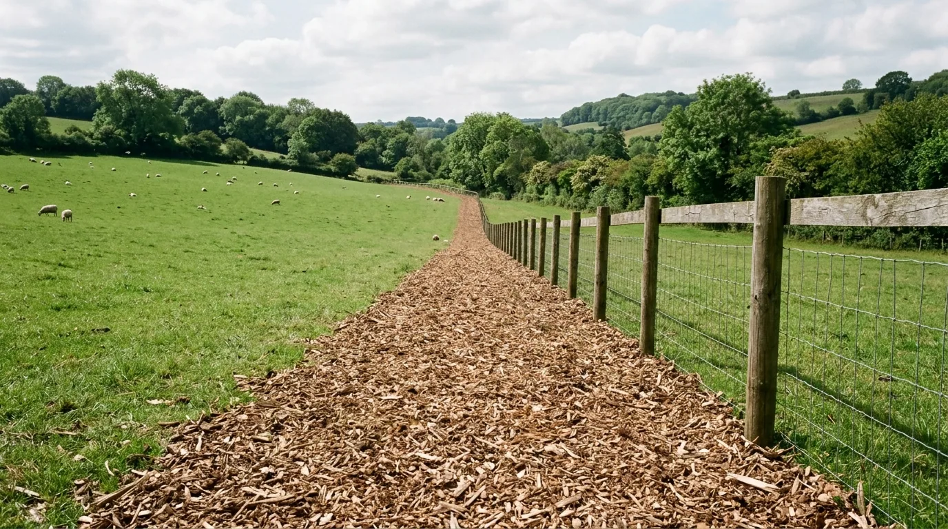 The finished result of professional forestry mulching: the completed work looking clean, correct — Springfield, IL