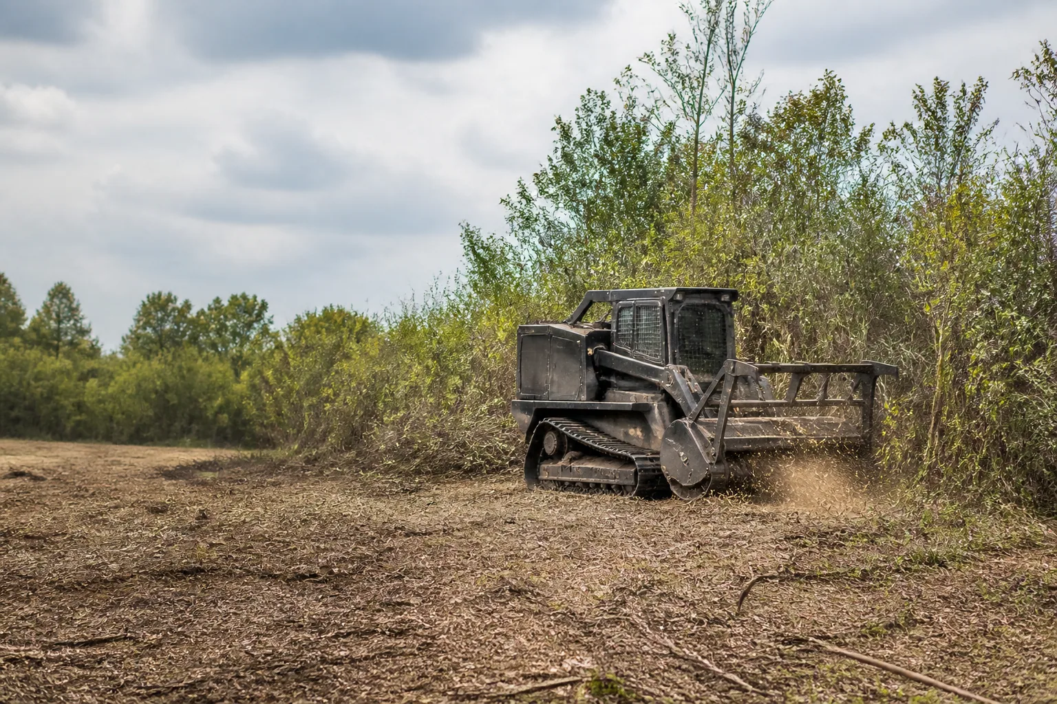 Standing brush and saplings — Springfield, IL